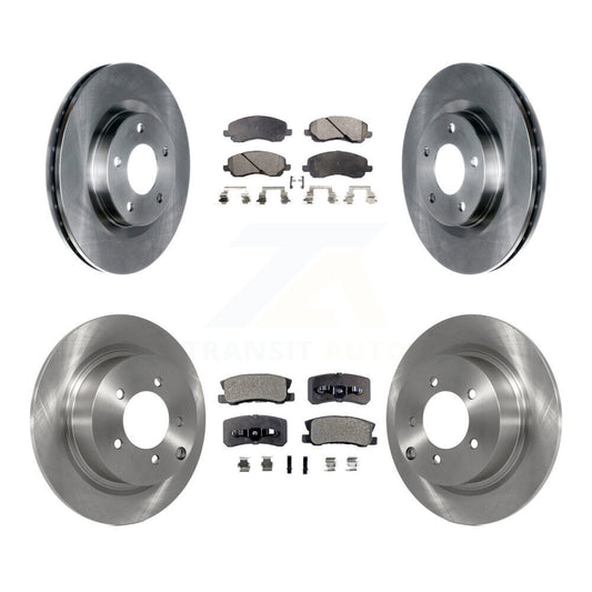 Brake Rotors Ceramic Pad Front Rear Kit For Jeep Mitsubishi Patriot Lancer Dodge