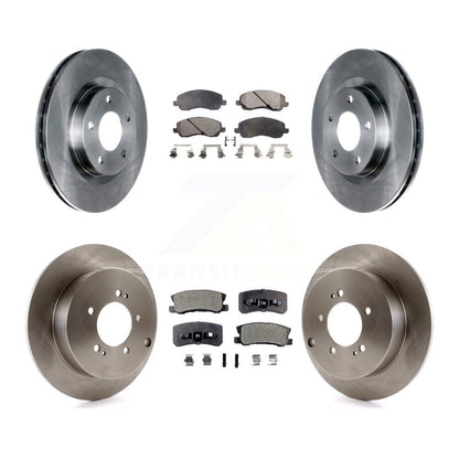Disc Brake Rotors And Ceramic Pads Front Rear Kit For Mitsubishi Outlander