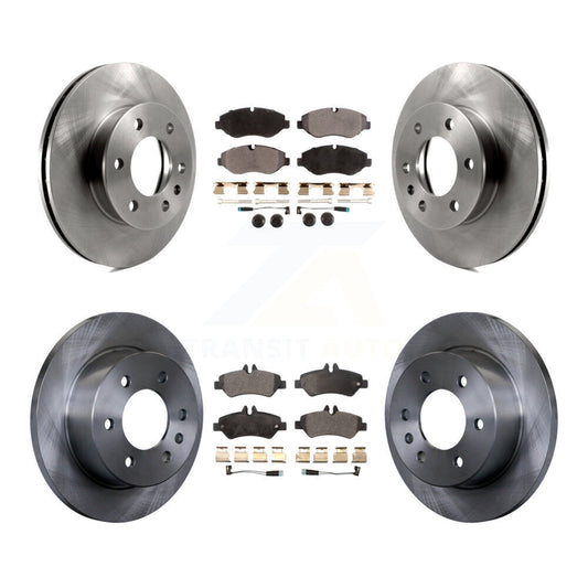 Brake Rotor And Ceramic Pad Front Rear Kit For Sprinter 2500 Mercedes-Benz Dodge