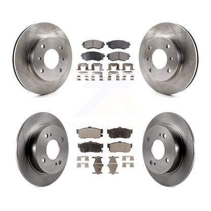 Disc Brake Rotors And Ceramic Pads Front Rear Kit For Nissan Sentra INFINITI G20