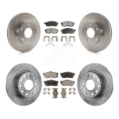 Disc Brake Rotors And Ceramic Pads Front Rear Kit For Nissan Maxima INFINITI I30