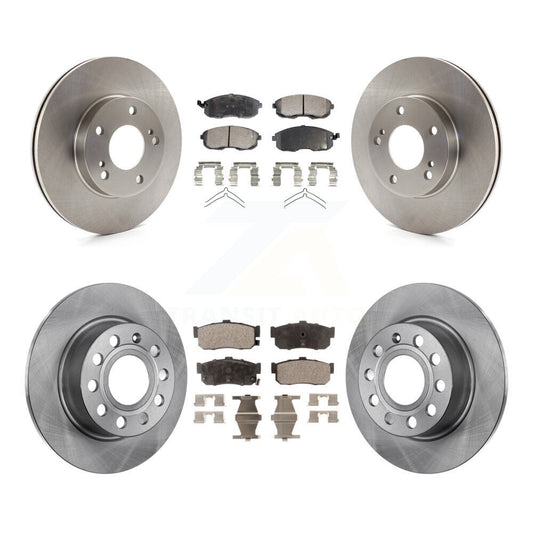 Disc Brake Rotors And Ceramic Pads Front Rear Kit For Nissan Maxima INFINITI I30