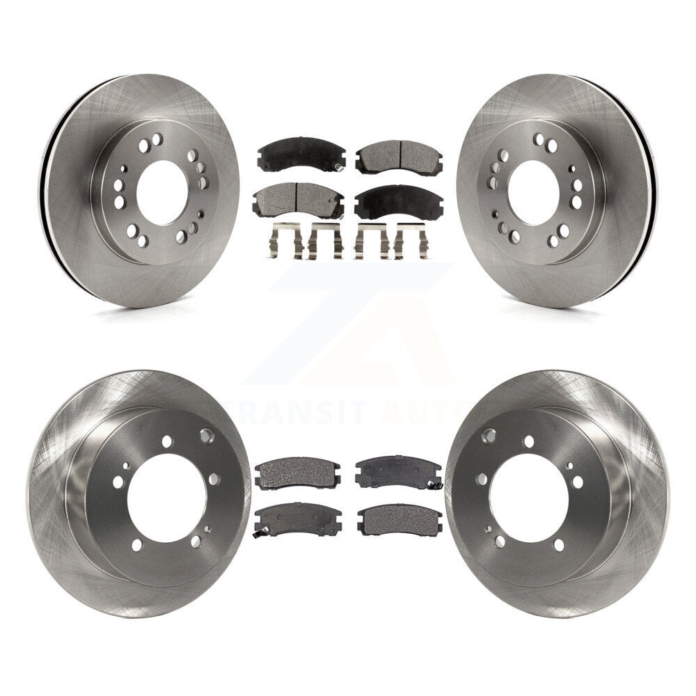 Disc Brake Rotors And Ceramic Pads Front Rear Kit For 1998 Eagle Talon AWD