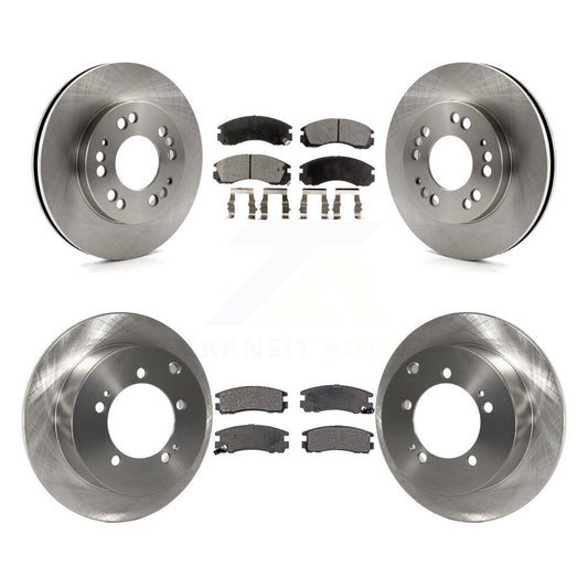 Disc Brake Rotors And Ceramic Pads Front Rear Kit For 1998 Eagle Talon AWD