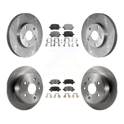 Disc Brake Rotors And Ceramic Pads Front Rear Kit For Toyota Camry Solara