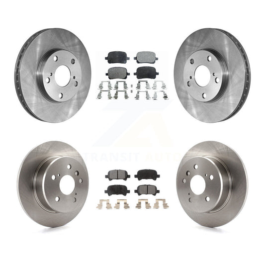 Disc Brake Rotors And Ceramic Pads Front Rear Kit For 2000-2004 Toyota Avalon