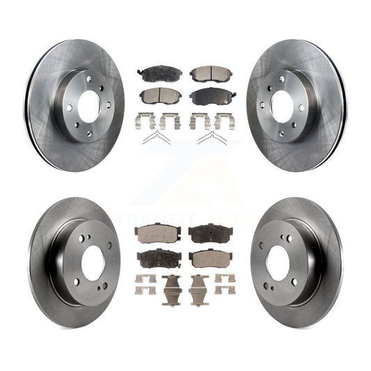 Brake Rotor And Ceramic Pad Front Rear Kit For Nissan Altima Sentra INFINITI G20