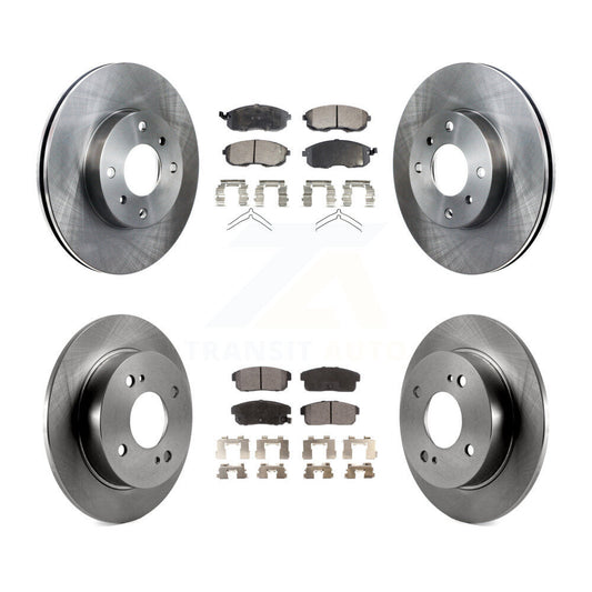Disc Brake Rotors And Ceramic Pads Front Rear Kit For Nissan Sentra INFINITI G20