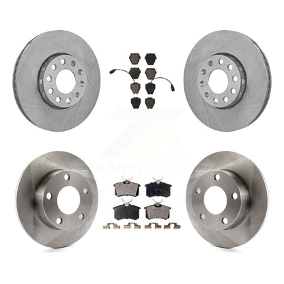 Brake Rotors Ceramic Pad Front Rear Kit For 2002 Volkswagen Passat AWD with 2.8L