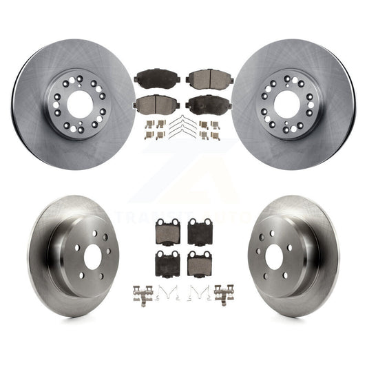 Brake Rotor & Ceramic Pad Front Rear Kit For Lexus SC430 IS300 GS300 GS400 GS430