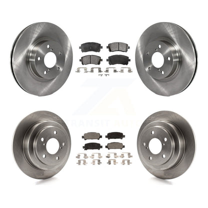 Disc Brake Rotors And Ceramic Pads Front Rear Kit For Subaru Forester Impreza
