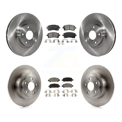 Disc Brake Rotors And Ceramic Pads Front Rear Kit For Subaru Legacy Outback
