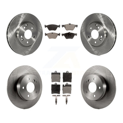 Brake Rotor Ceramic Pad Front Rear Kit For Mercedes-Benz E320 CLK320 CLK430 E430