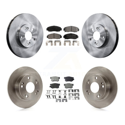 Disc Brake Rotors And Ceramic Pads Front Rear Kit For Honda Accord Acura TSX