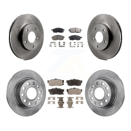Disc Brake Rotors And Ceramic Pads Front Rear Kit For Nissan Maxima INFINITI I30