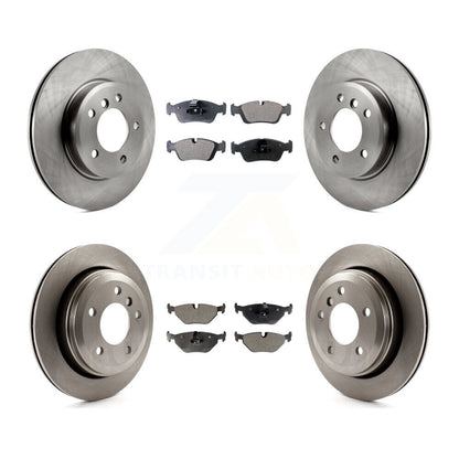 Disc Brake Rotors And Ceramic Pads Front Rear Kit For 2001-2005 BMW 325xi