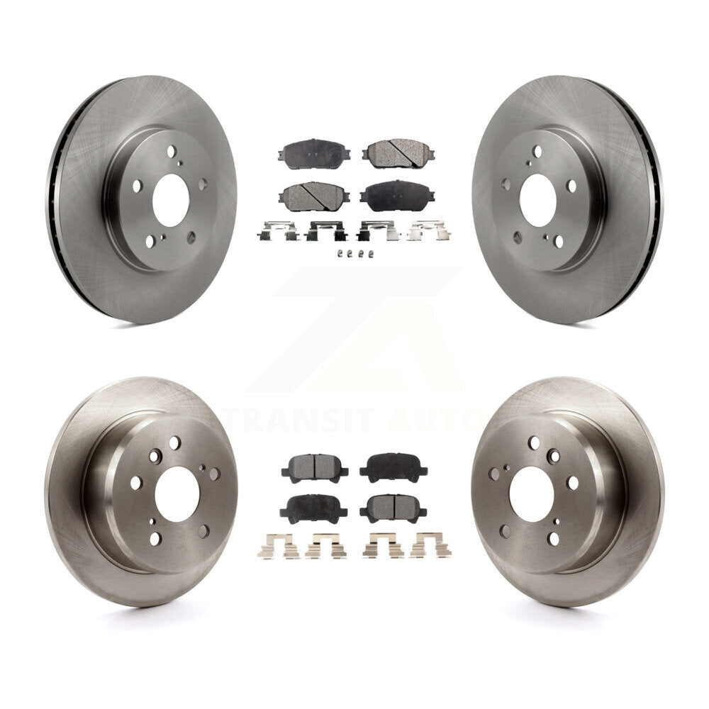 Disc Brake Rotors And Ceramic Pads Front Rear Kit For Toyota Solara Avalon