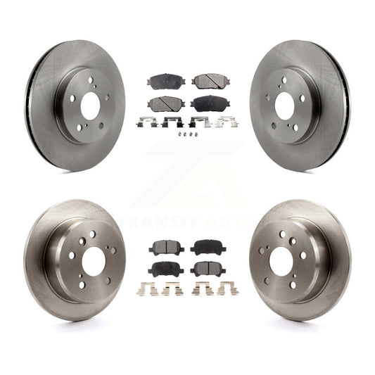 Disc Brake Rotors And Ceramic Pads Front Rear Kit For Toyota Solara Avalon