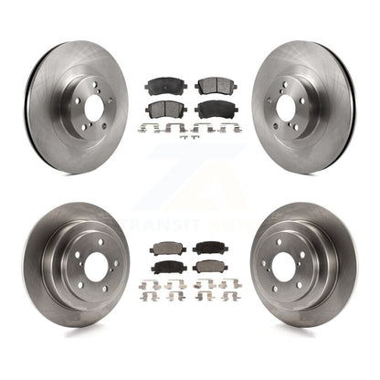 Disc Brake Rotors And Ceramic Pads Front Rear Kit For 2002 Subaru Impreza WRX