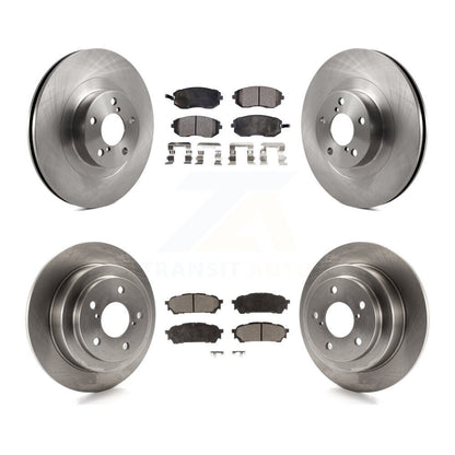 Brake Rotor And Ceramic Pad Front Rear Kit For Subaru Forester Impreza Saab 9-2X