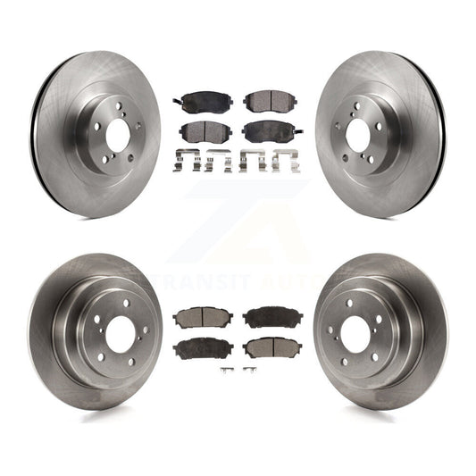 Brake Rotor And Ceramic Pad Front Rear Kit For Subaru Forester Impreza Saab 9-2X