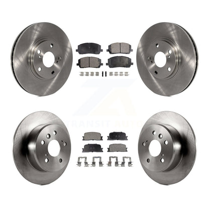 Disc Brake Rotors Ceramic Pad Front Rear Kit For 2001-2003 Toyota Highlander FWD