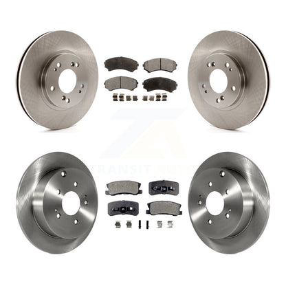 Disc Brake Rotors And Ceramic Pads Front Rear Kit For Mitsubishi Endeavor