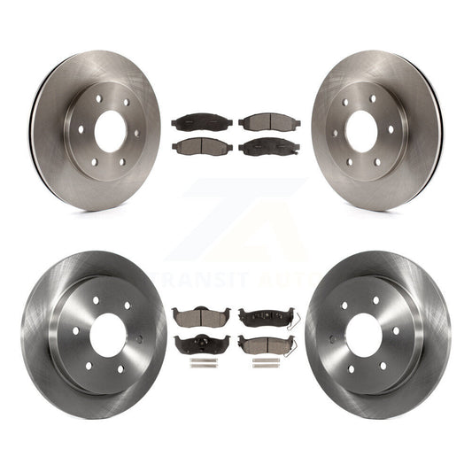 Brake Rotor & Ceramic Pad Front Rear Kit For Nissan TITAN Pathfinder Armada QX56