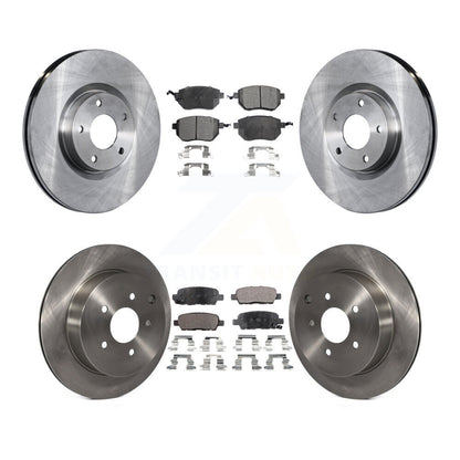 Disc Brake Rotor Ceramic Pad Front Rear Kit For Nissan Murano INFINITI FX35 FX45