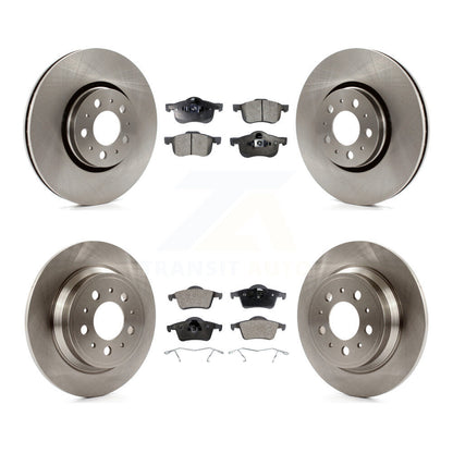 Disc Brake Rotors And Ceramic Pads Front Rear Kit For Volvo S60