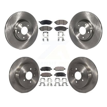 Brake Rotor & Ceramic Pad Front Rear Kit For Nissan Murano INFINITI QX70 M37 Q70