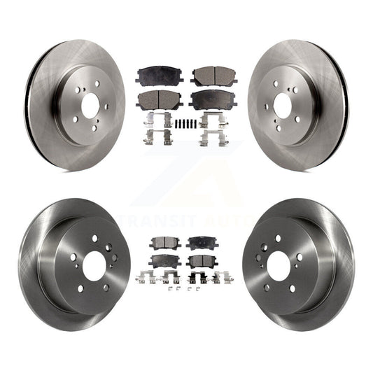 Brake Rotor & Ceramic Pad Front Rear Kit For Lexus RX350 RX330 Toyota Highlander