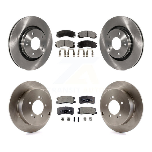 Brake Rotor & Ceramic Pad Front Rear Kit For Mitsubishi Lancer Ralliart To 03 09