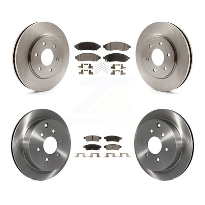 Brake Rotor & Ceramic Pad Front Rear Kit For Nissan Frontier Suzuki Equator 2.5L