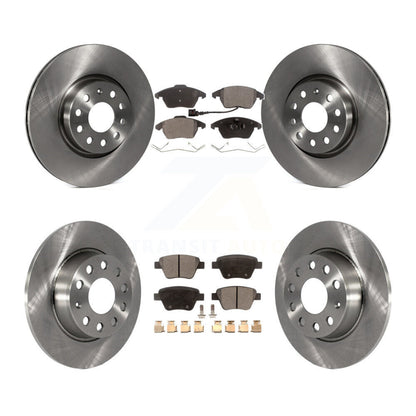 Disc Brake Rotors And Ceramic Pads Front Rear Kit For Volkswagen Beetle GTI