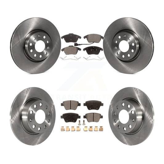 Disc Brake Rotors And Ceramic Pads Front Rear Kit For Volkswagen Beetle GTI
