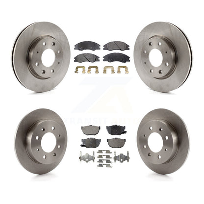 Disc Brake Rotors And Ceramic Pads Front Rear Kit For Kia Spectra Spectra5