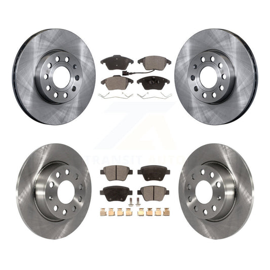 Disc Brake Rotors And Ceramic Pads Front Rear Kit For Volkswagen Beetle