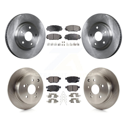 Disc Brake Rotors And Ceramic Pads Front Rear Kit For 2010 Toyota Matrix XRS