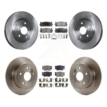Disc Brake Rotors Ceramic Pad Front Rear Kit For Toyota Camry Lexus ES350 Avalon