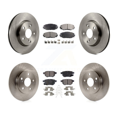 Disc Brake Rotors And Ceramic Pads Front Rear Kit For 2008-2015 Scion xB