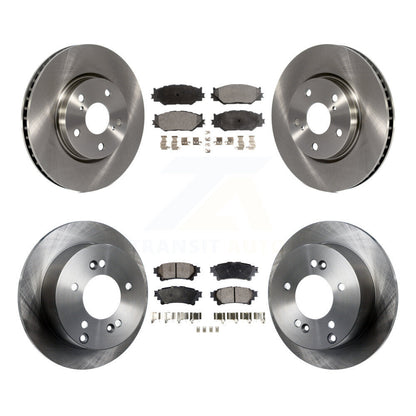 Brake Rotor & Ceramic Pad Front Rear Kit For 2014-2015 Lexus IS250 Base with RWD