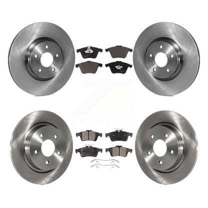 Disc Brake Rotors And Ceramic Pads Front Rear Kit For Volvo S40 V50 C70