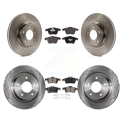 Disc Brake Rotors And Ceramic Pads Front Rear Kit For Mazda 3