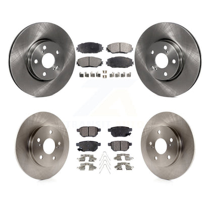 Disc Brake Rotors And Ceramic Pads Front Rear Kit For Toyota Matrix