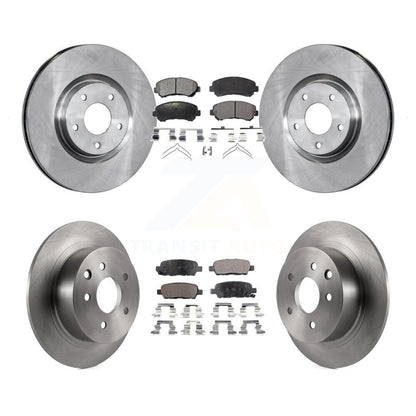 Brake Rotor & Ceramic Pad Front Rear Kit For 2007-2012 Nissan Sentra SE-R Spec V