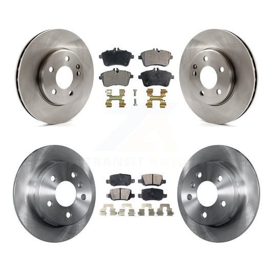 Disc Brake Rotor And Ceramic Pad Front Rear Kit For 2006-2011 Mercedes-Benz B200