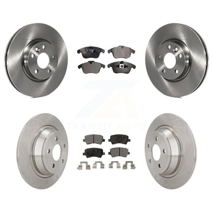 Brake Rotor And Ceramic Pad Front Rear Kit For 2012-2015 Land Rover Range Evoque