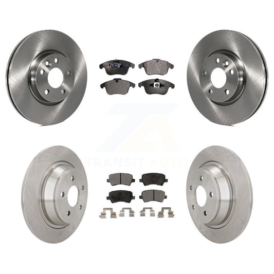 Brake Rotor And Ceramic Pad Front Rear Kit For 2012-2015 Land Rover Range Evoque