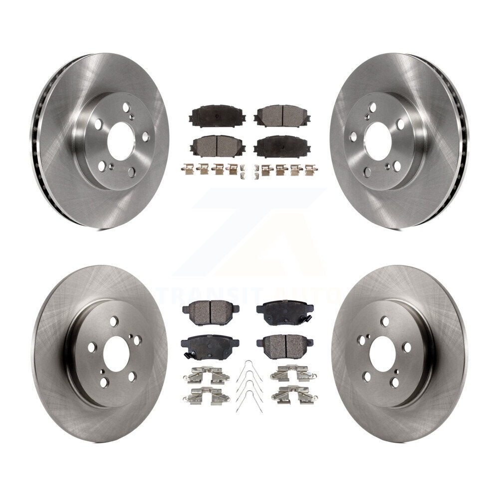 Disc Brake Rotors And Ceramic Pads Front Rear Kit For Lexus CT200h